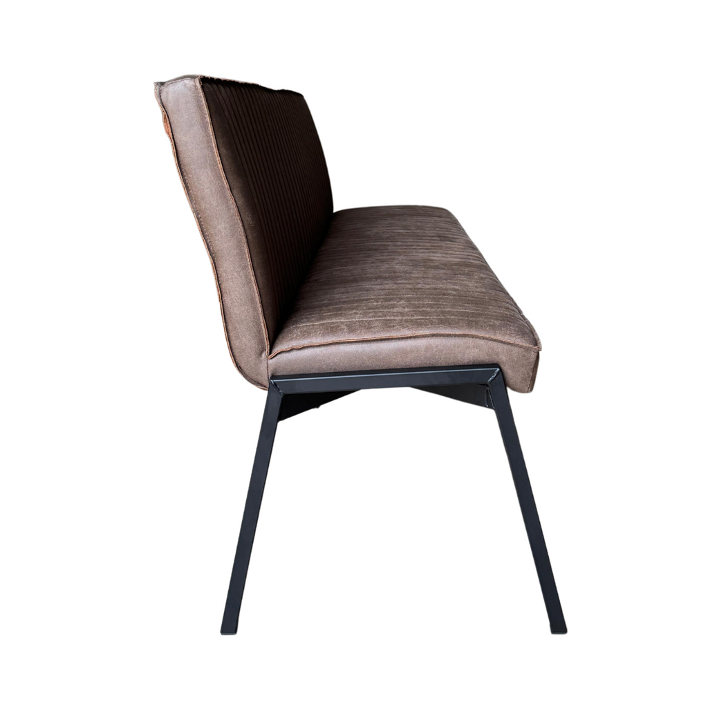 Eetkamerbank Tivoli | 185 cm | Bull Brown eco leer