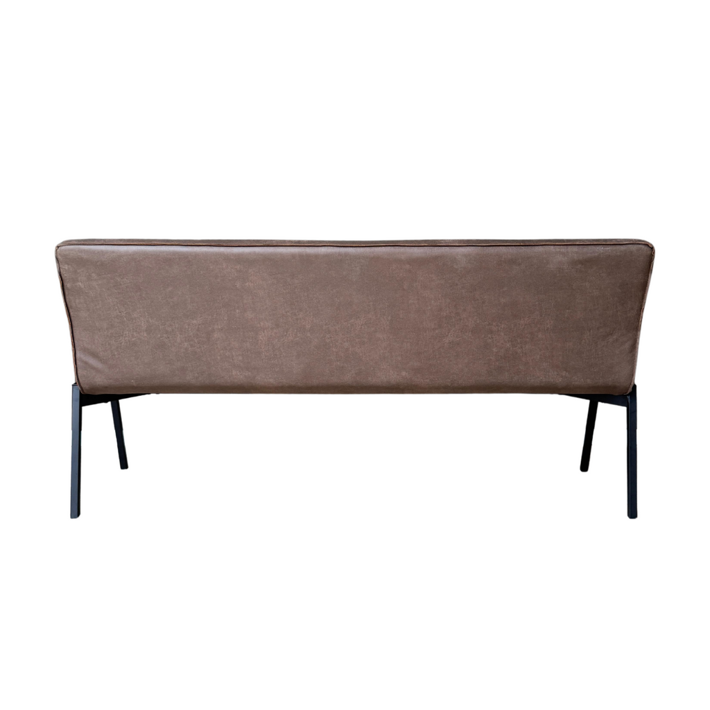 Eetkamerbank Tivoli | 185 cm | Bull Brown eco leer