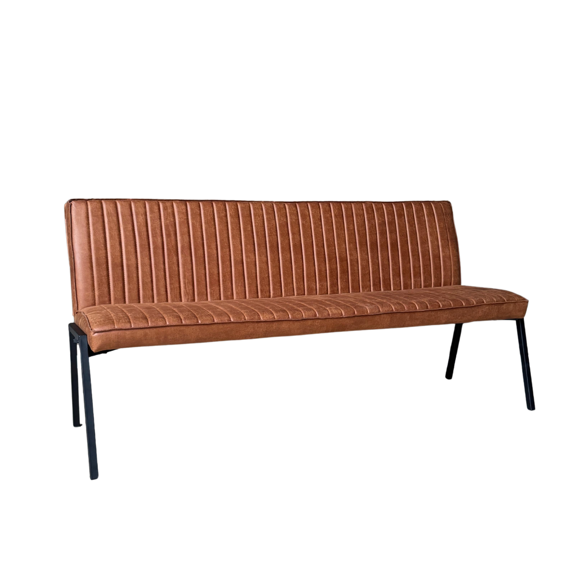 Eetkamerbank Tivoli | Bull Cognac 28 | 185 cm