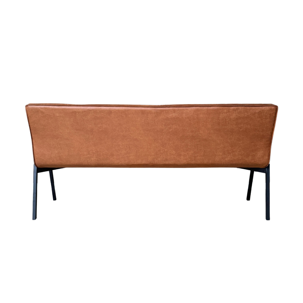 Eetkamerbank Tivoli | Bull Cognac 28 | 185 cm