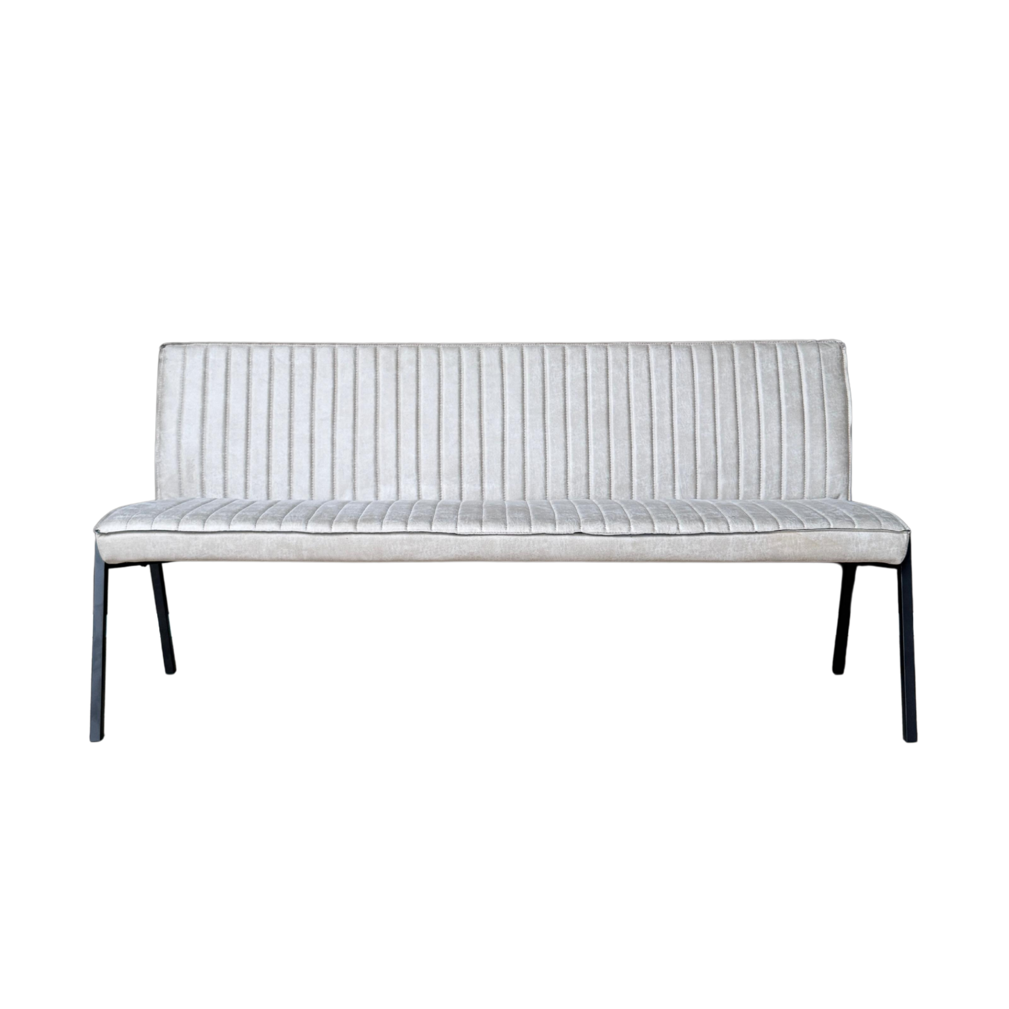 Eetkamerbank Tivoli | Industrieel | Beige leer