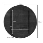 Eikenblad Ferris 150 cm bruin