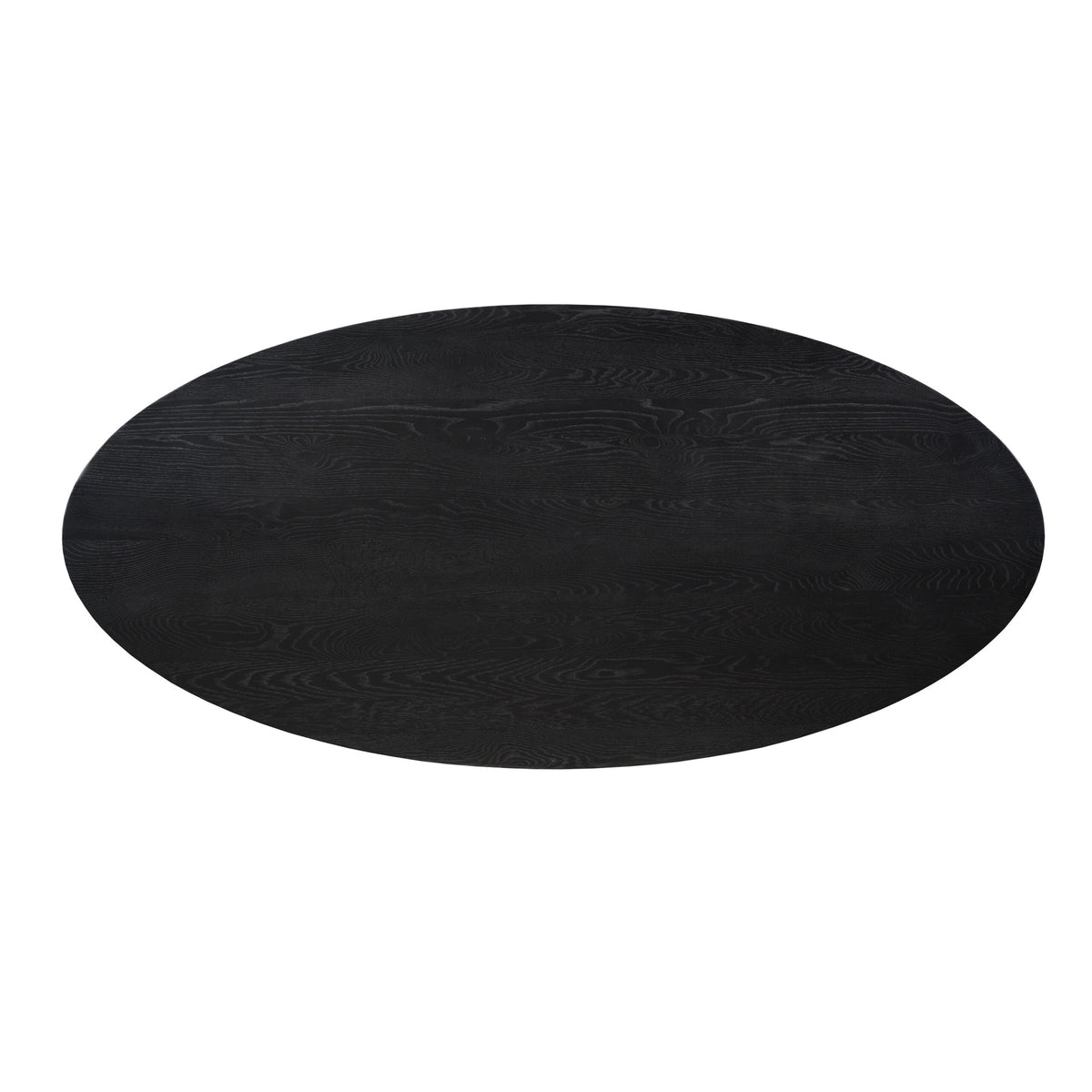 Eikenblad Ferris ovaal 180 cm zwart