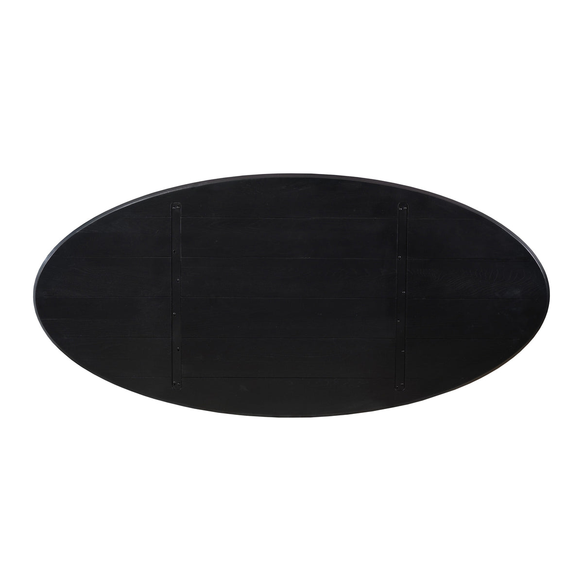 Eikenblad Ferris ovaal 180 cm zwart