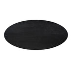Eikenblad Ferris ovaal 240 cm zwart