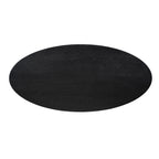 Eiken Blad Ferris Ovaal 280 cm Zwart