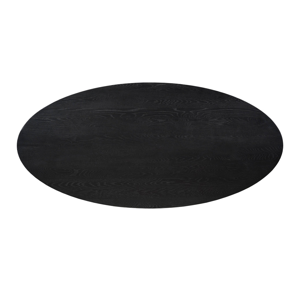 Eiken Blad Ferris Ovaal 280 cm Zwart