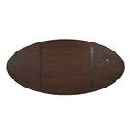 Eikenblad Ferris ovaal 180 cm bruin