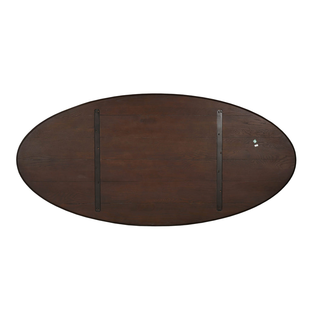 Eikenblad Ferris ovaal 280 cm bruin