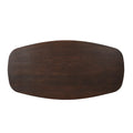 Eiken blad Ferris deens ovaal 240 cm bruin