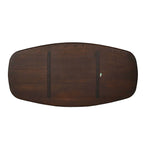 Eiken blad Ferris deens ovaal 240 cm bruin