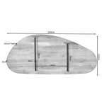 Eiken Blad Cloud 240 cm Naturel