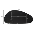 Eikenblad Cloud 210 cm zwart