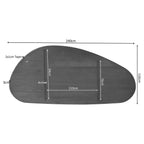 Eikenblad Wolk 240 cm Bruin