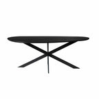 Eettafel Cloud | 240x110 | Organisch eiken & Zwart