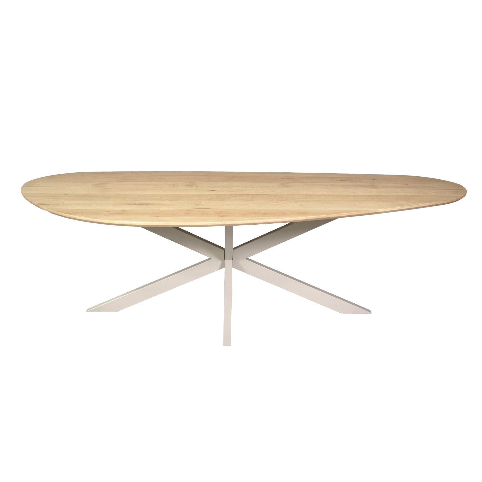 Eettafel Cloud | Organisch eiken | Zand matrixpoot