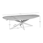 Eettafel Cloud | Organisch eiken | Zand matrixpoot