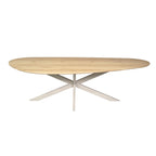 Eettafel Cloud | Organisch eiken | Matrixpoot zandkleur