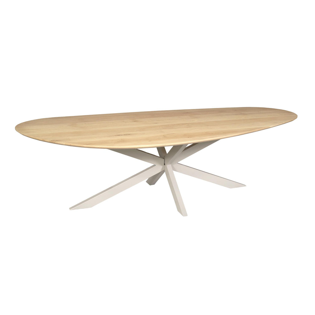 Eettafel Cloud | Organisch eiken | Matrixpoot zand