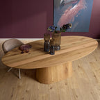 Eettafel Riga | Ovaal | Naturel eikenhout