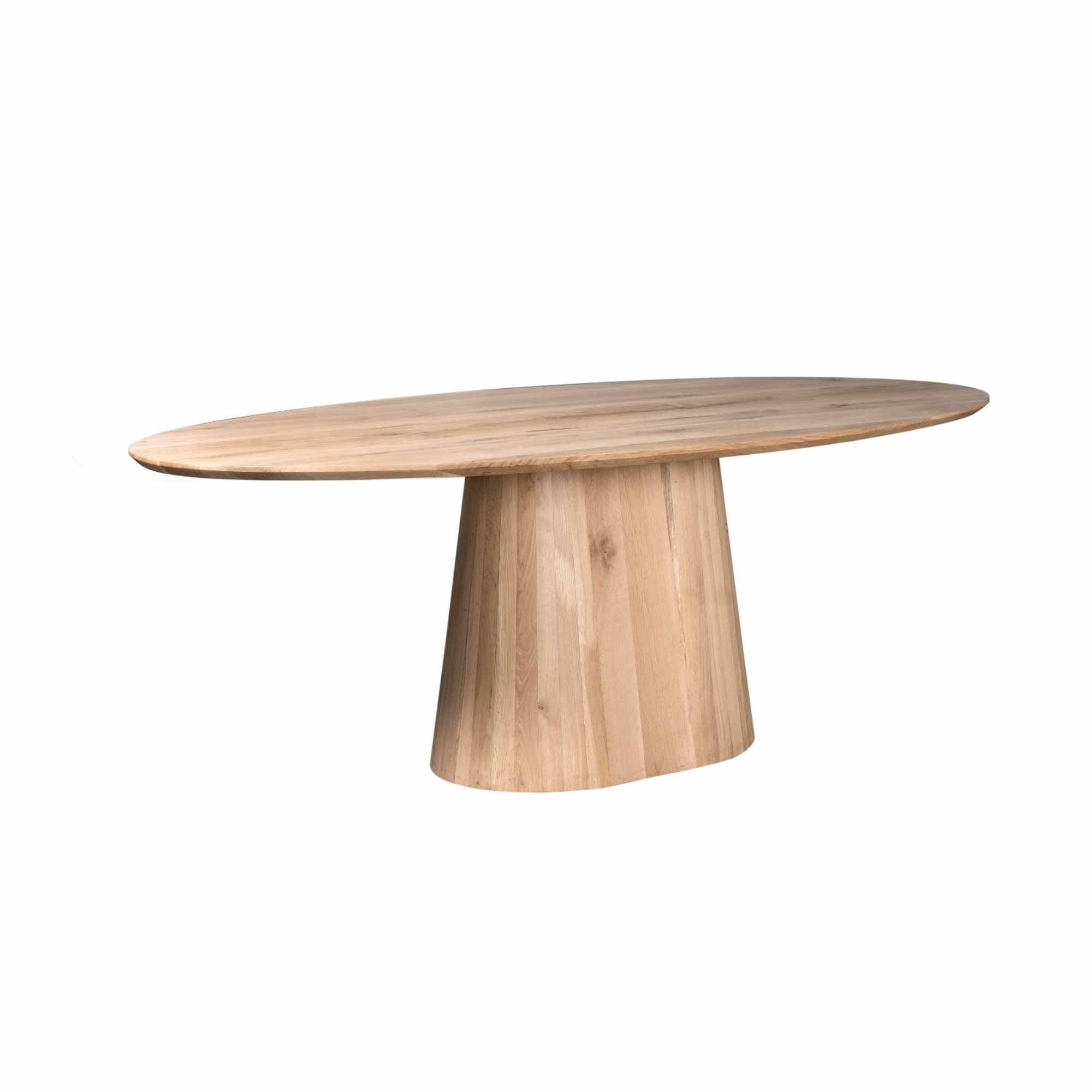 Eettafel Riga | Ovaal | Naturel eikenhout