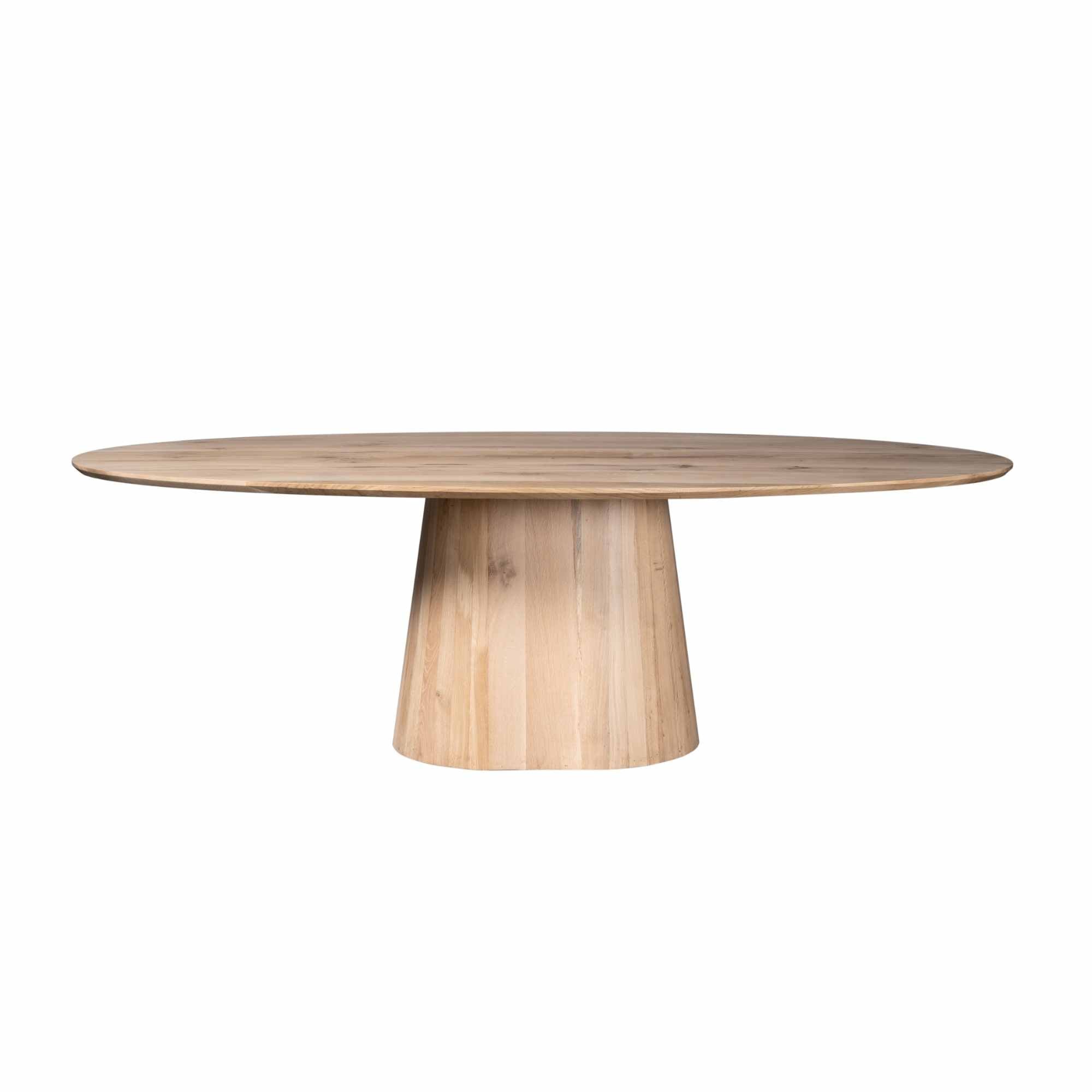 Eettafel Riga | Ovaal | Naturel eikenhout