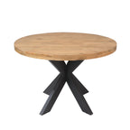 Eettafel Dakota | Rond | Massief mango naturel