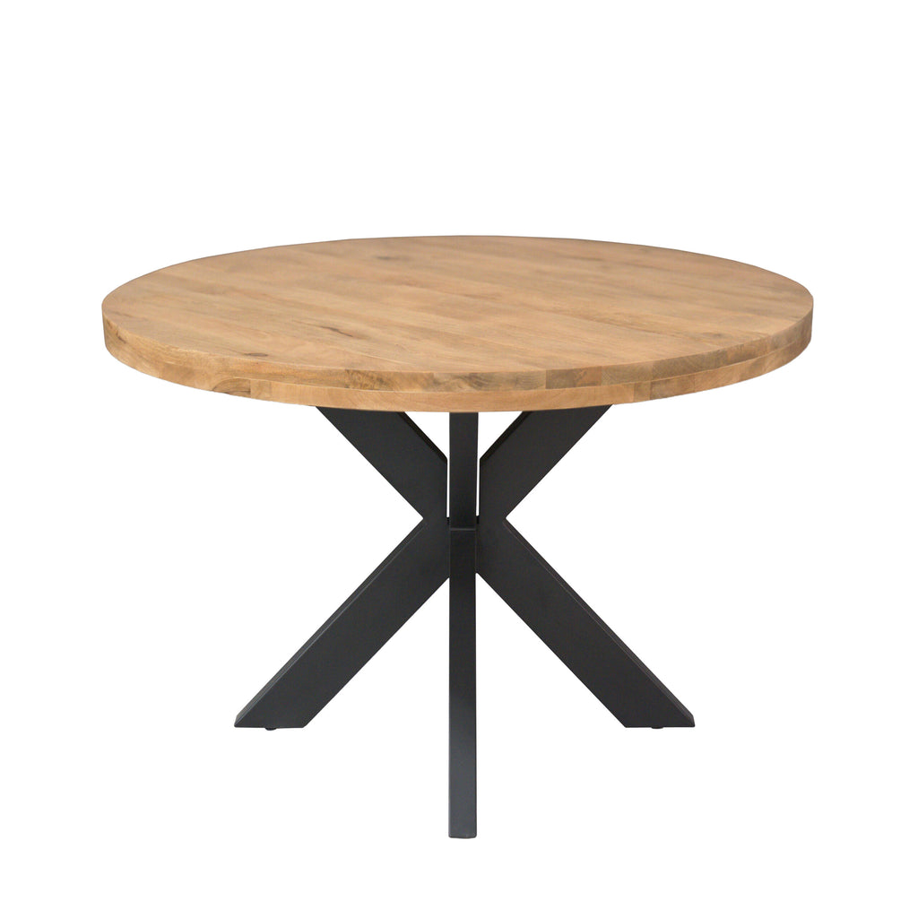 Eettafel Dakota | Rond | Massief mango naturel