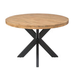 Eettafel Dakota | Rond | Massief mango licht