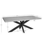 Eettafel Dakota | 200 cm | Rechthoek
