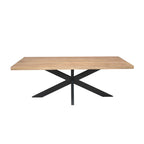 Eettafel Dakota | Rechthoekig | Massief mango licht