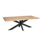 Eettafel Dakota | Rechthoekig | Massief mango licht