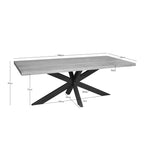 Eetkamertafel Dakota | Massief mango | 240x100