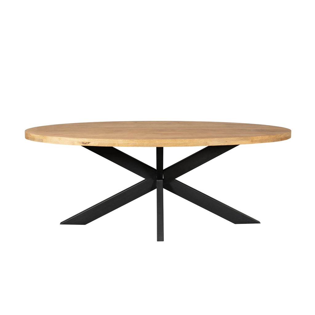 Eettafel Dakota | Ovaal | Massief mango naturel