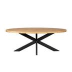 Eettafel Dakota | Ovaal | Massief mango naturel