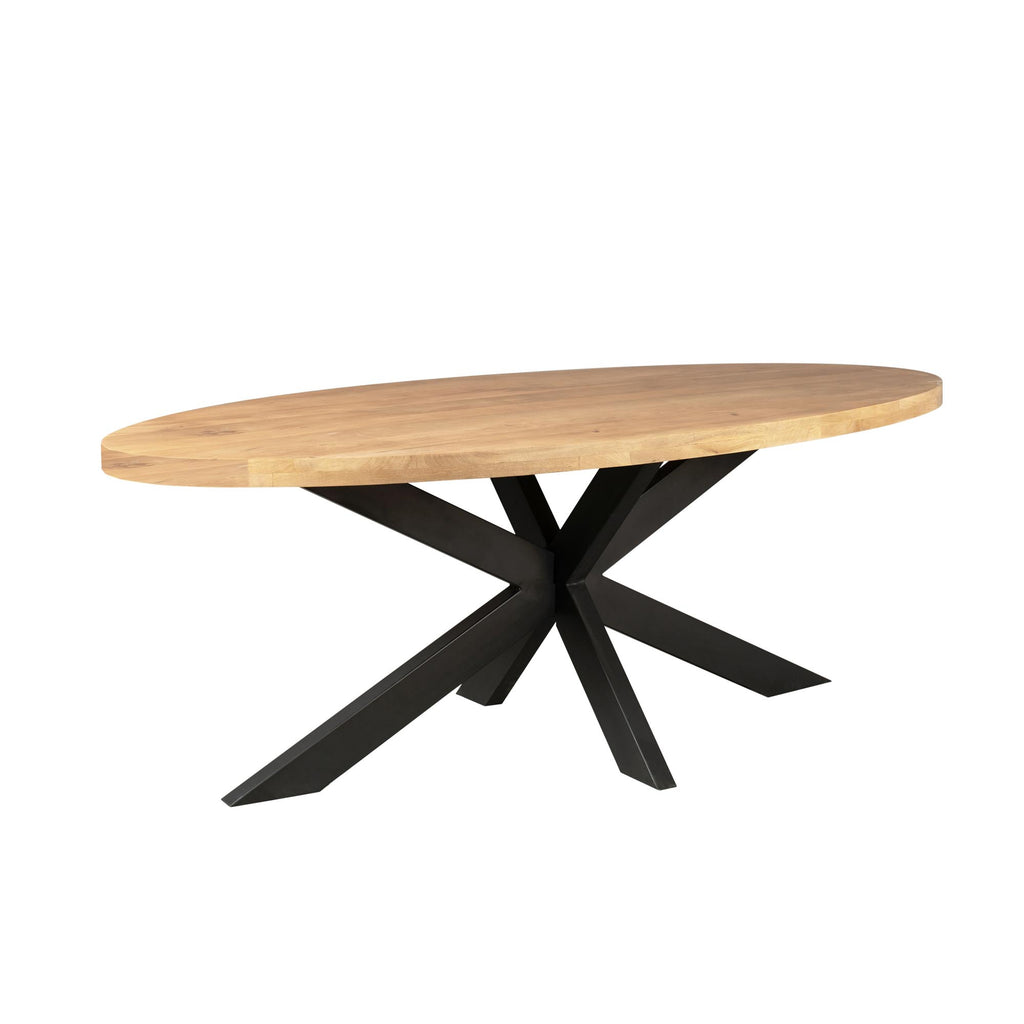 Eettafel Dakota | Ovaal | Massief mango naturel
