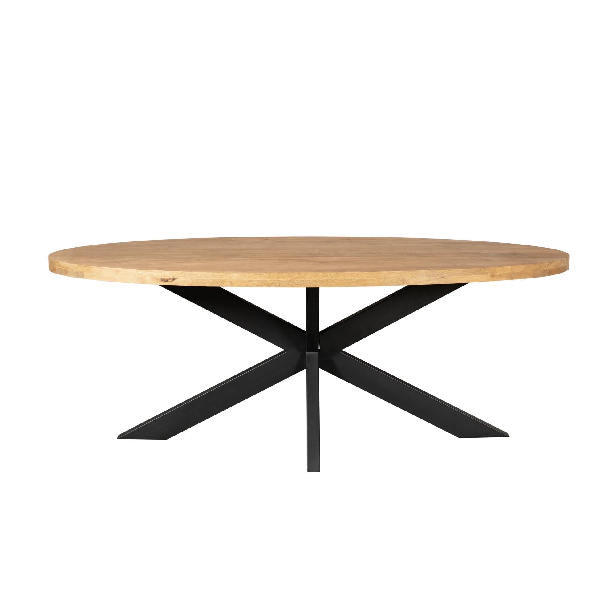 Eetkamertafel Dakota | Ovaal | Massief mango naturel