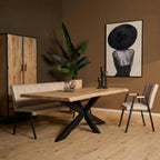 Eettafel Boomstam | Dakota | 160x90 cm