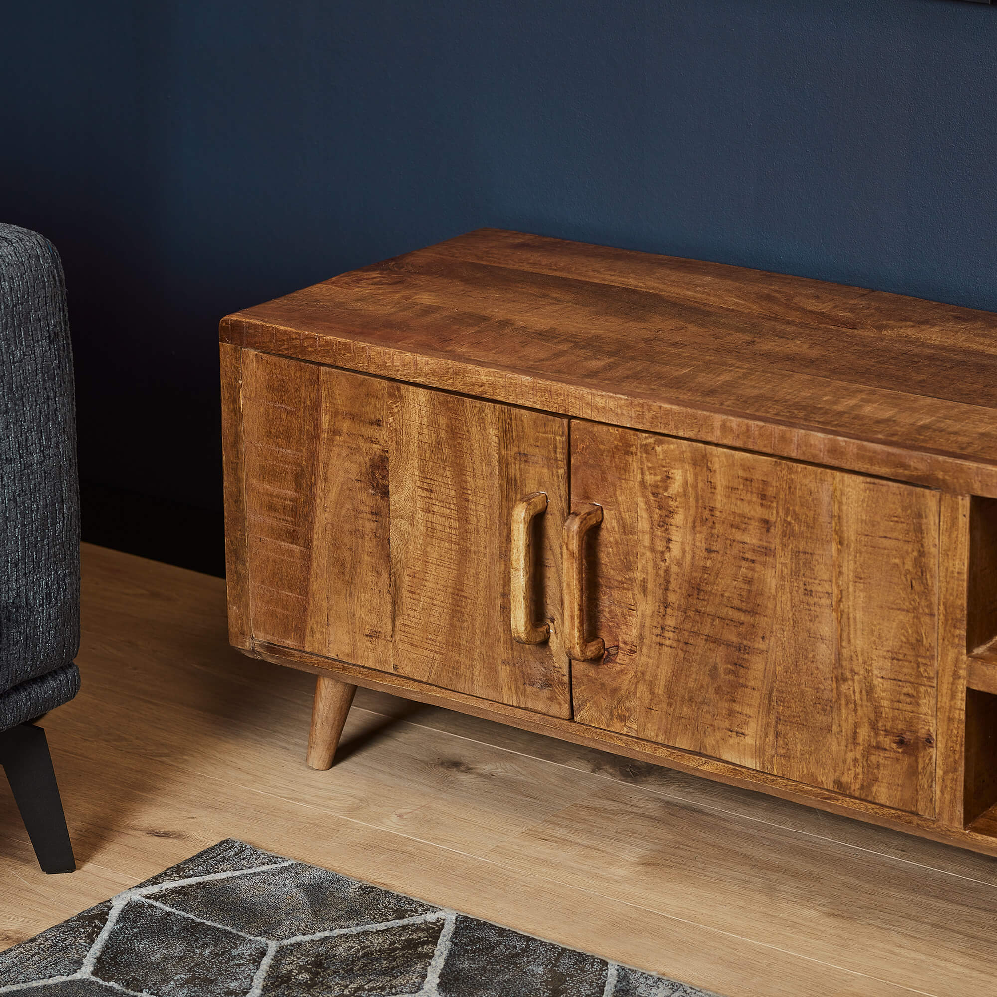 Tv meubel Omaha | Mangohout | 240 cm