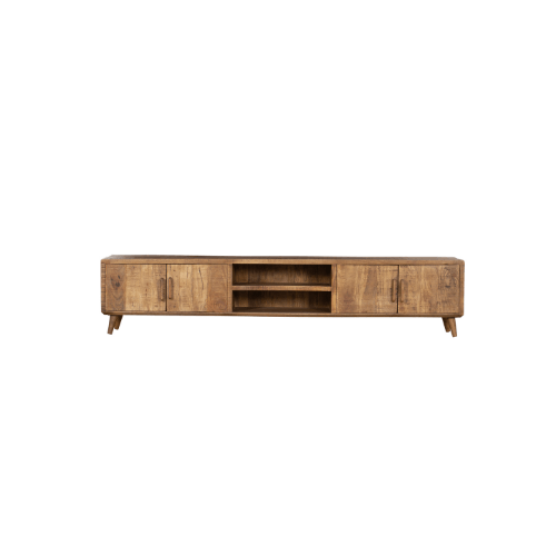Tv meubel Omaha | Mangohout | 240 cm