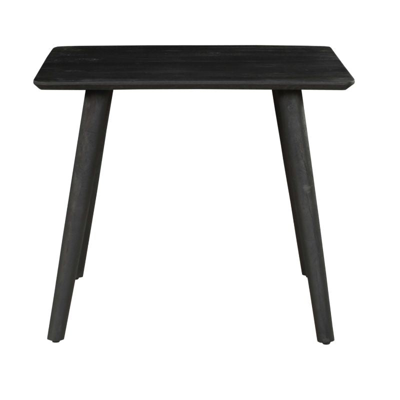 Eettafel Omaha | Zwarte inleg | Massief mangohout