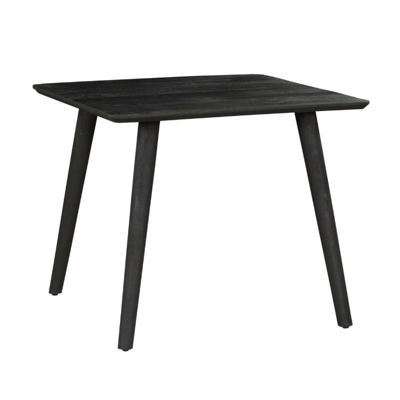 Eettafel Omaha | Zwarte inleg | Massief mangohout