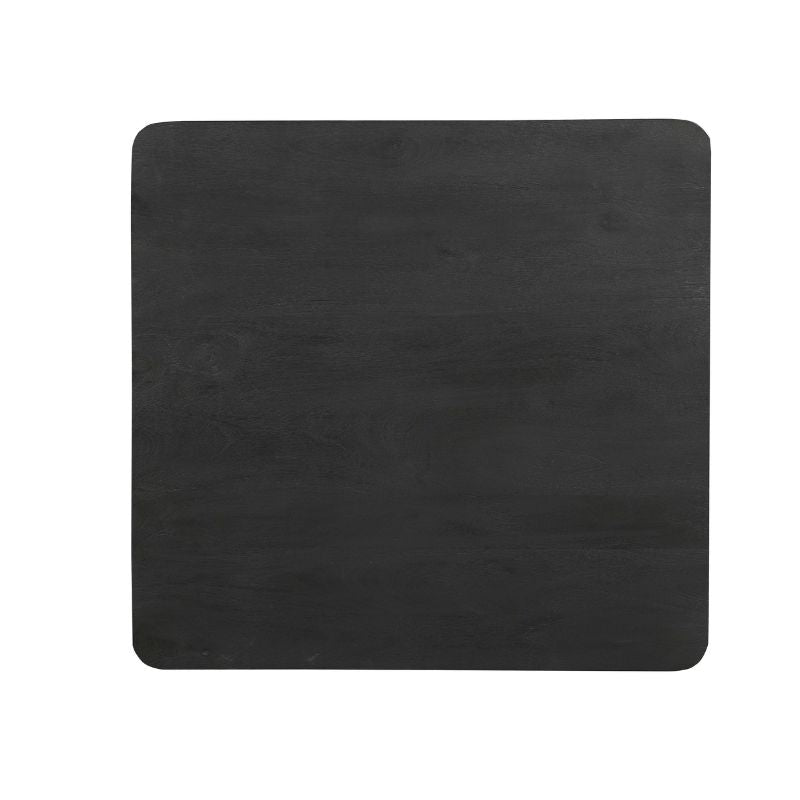 Eettafel Omaha | Zwarte inleg | Massief mangohout