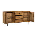Dressoir Brandy | Mangohout | 2 Deuren, 3 Lades