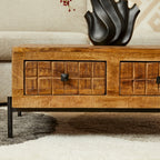 Salontafel Brandy | 4 Lades | Mango & Metaal