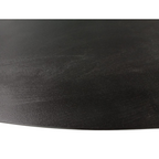 Eetkamertafel Brandy Black | Ovaal | Massief mango