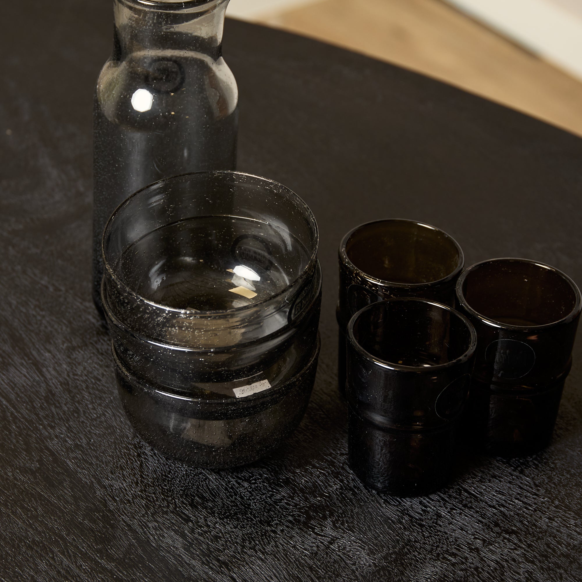 Eettafel Ovaal Brandy Black | Massief mango | Zwart