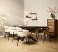 Eetkamertafel Brandy Black | Ovaal | Massief mango