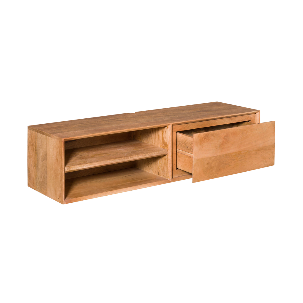 TV-Meubel Zwevend | Ambiance | Mangohout naturel
