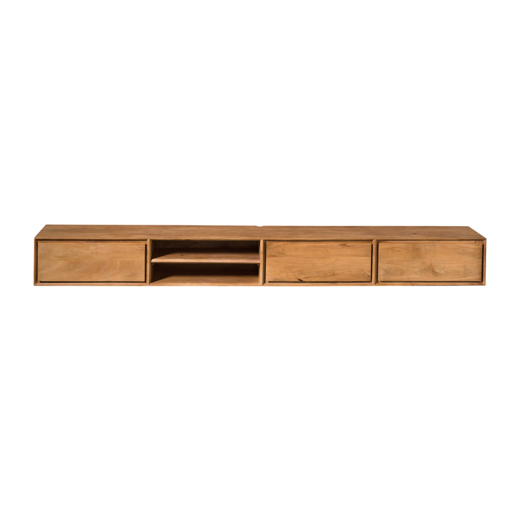 Zwevend tv meubel Ambiance Naturel | 280 cm